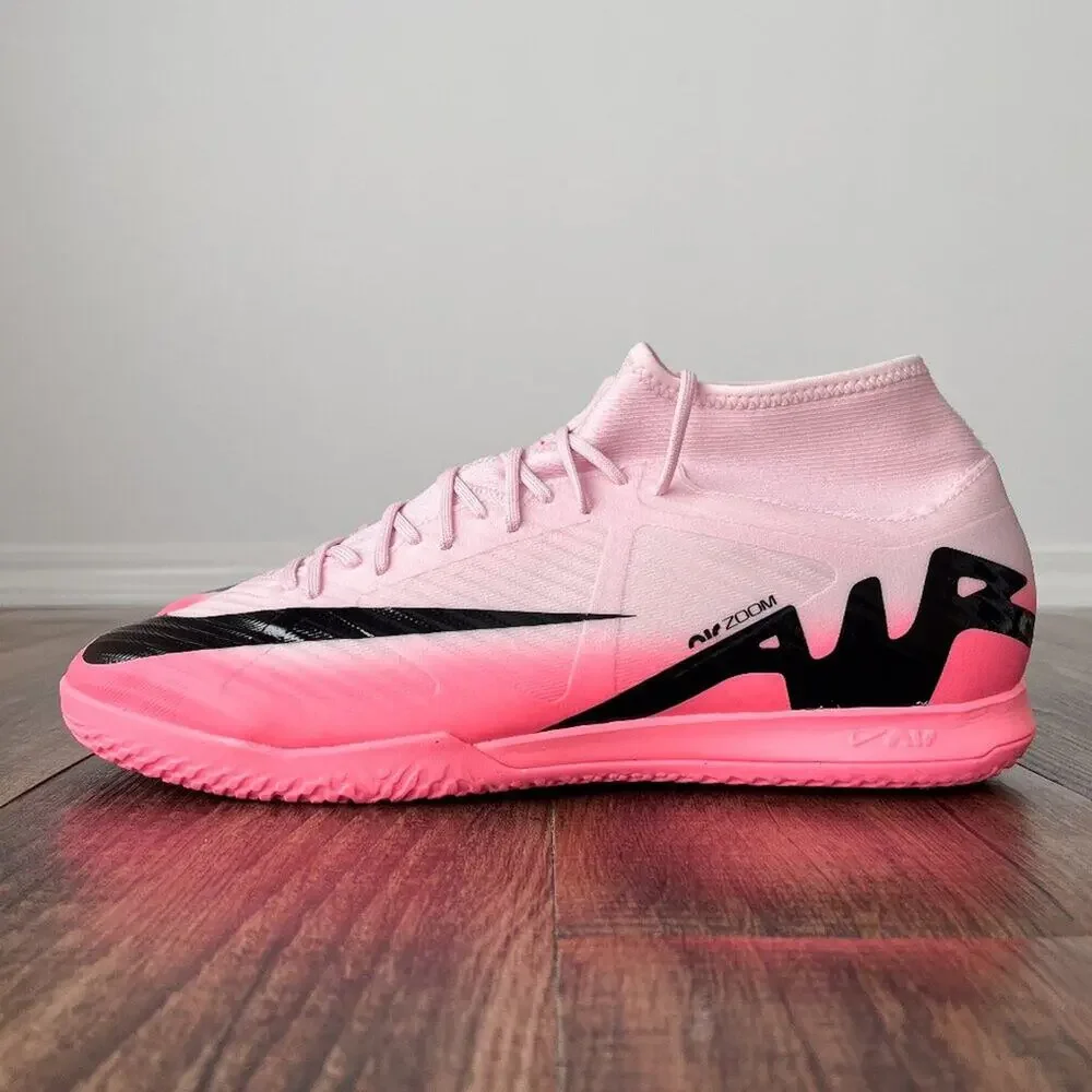 Nike Zoom Superfly 9 Academy IC Indoor Soccer Shoes DJ5627-601 Size 11.5 Pink